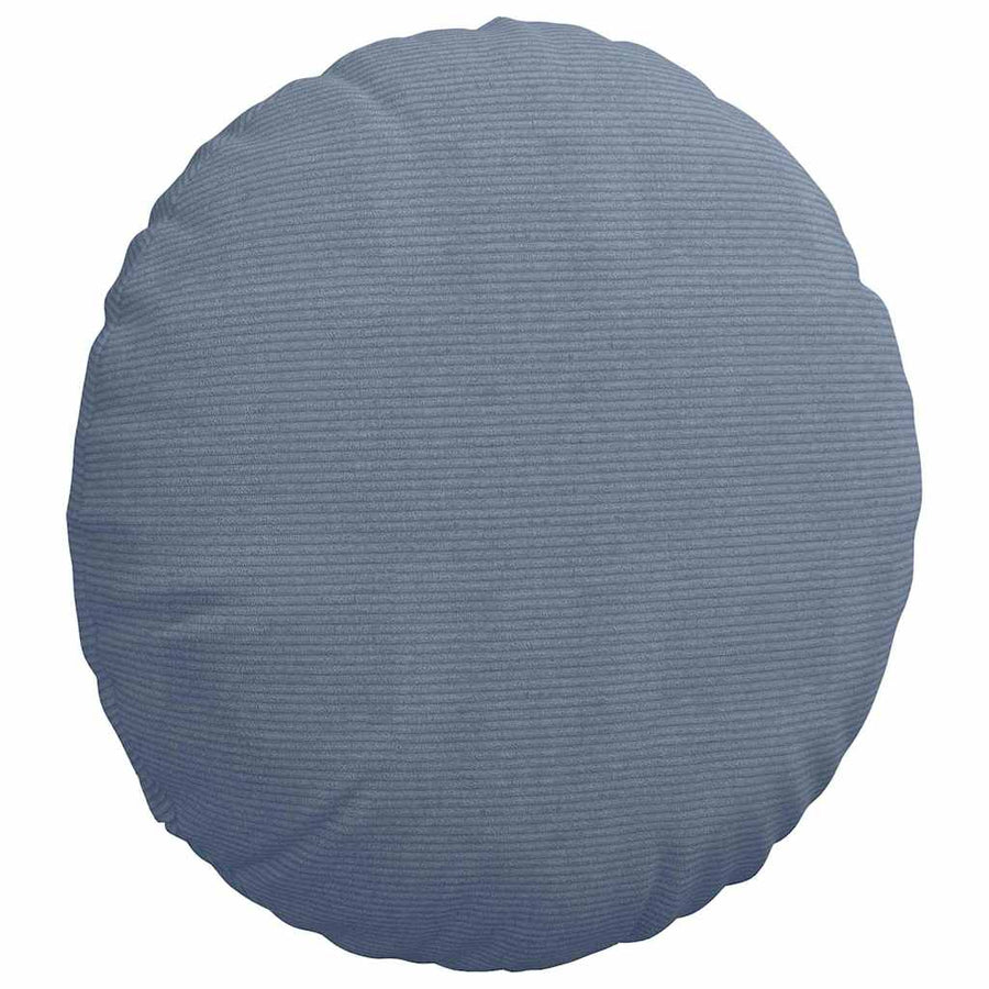 Zitkussens 2 pcs Blauw Ø 60 cm Katoen Stof