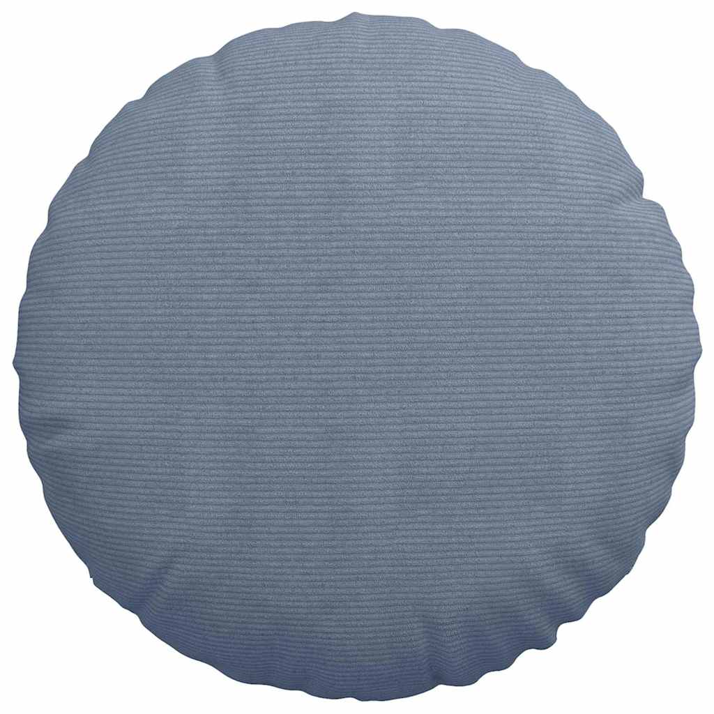 Zitkussens 2 pcs Blauw Ø 60 cm Katoen Stof