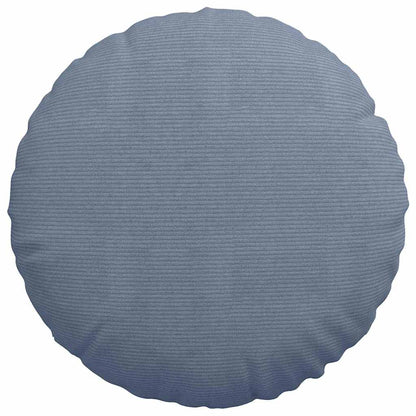 Zitkussens 2 pcs Blauw Ø 60 cm Katoen Stof