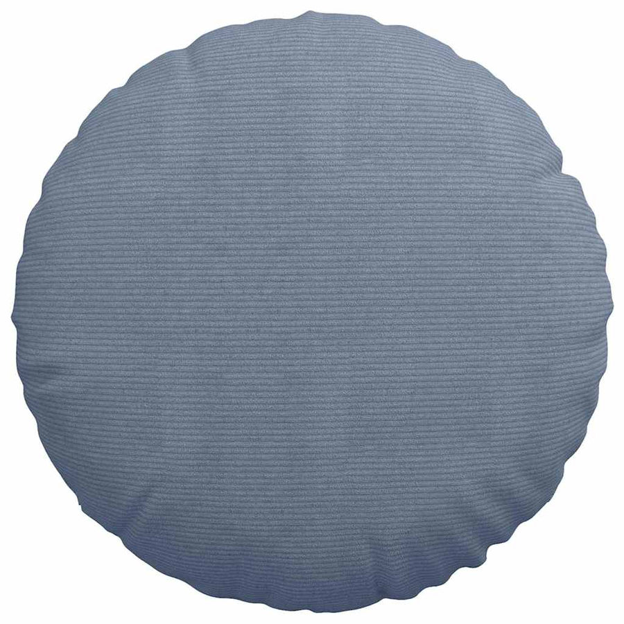 Zitkussens 2 pcs Blauw Ø 60 cm Katoen Stof