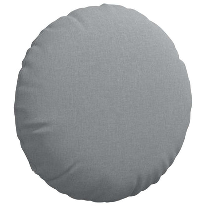 Zitkussens 2 pcs Lichtgrijs Ø80 x 29 cm Stof