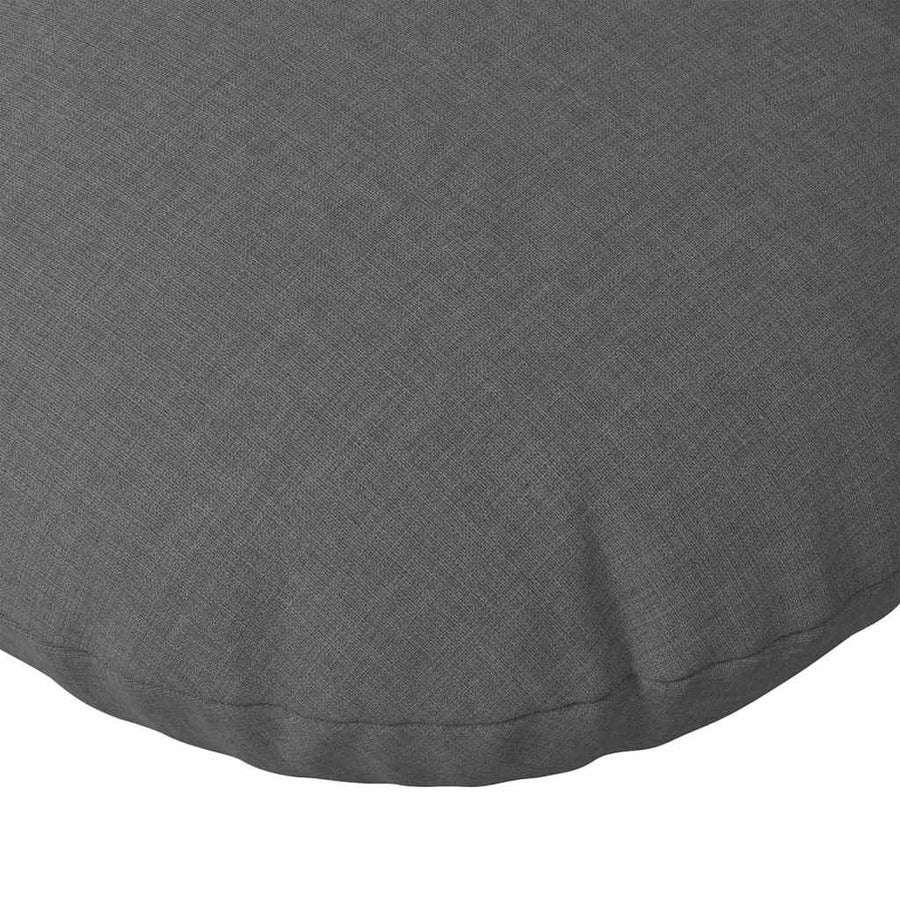 Zitkussens 2 pcs Donkergrijs Ø80 x 29 cm Stof