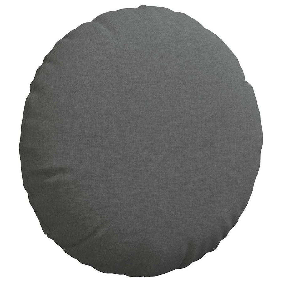 Zitkussens 2 pcs Donkergrijs Ø80 x 29 cm Stof