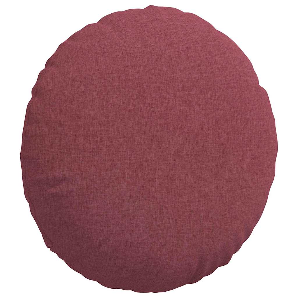 Zitkussens 2 pcs Wijnrood Ø80 x 29 cm Stof