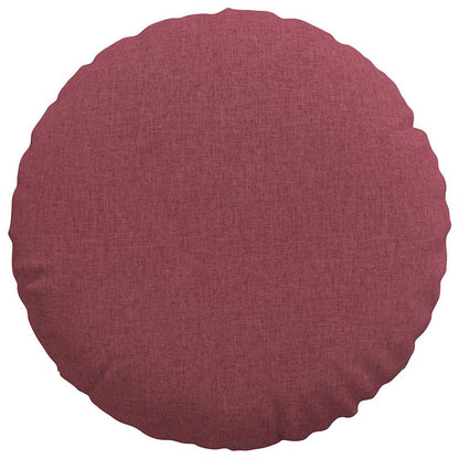Zitkussens 2 pcs Wijnrood Ø80 x 29 cm Stof
