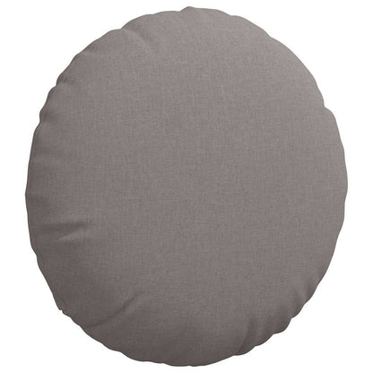 Zitkussens 2 pcs Taupe Ø80 x 29 cm Stof
