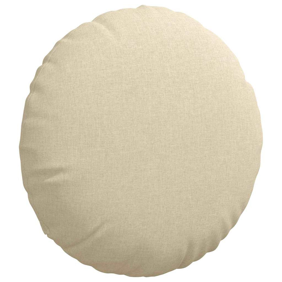 Zitkussens 2 pcs Crème Ø80 x 29 cm Stof
