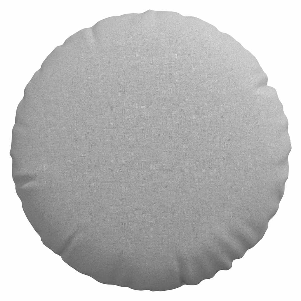 Zitkussens 2 pcs Wolkengrijs Ø80 x 29 cm Stof