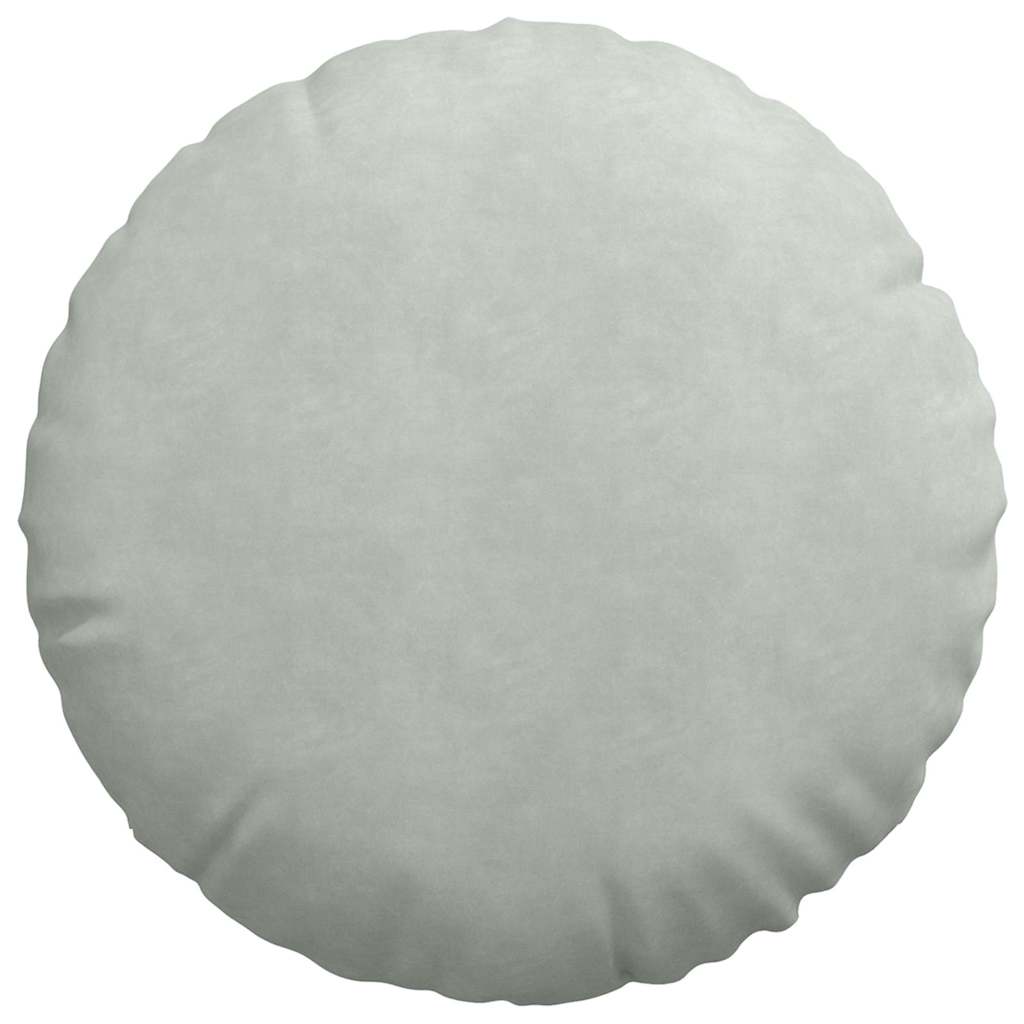 Zitkussens 2 pcs Lichtgrijs Ø 40 x 13 cm Fluweel