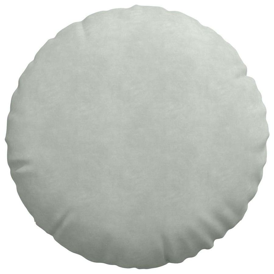 Zitkussens 2 pcs Lichtgrijs Ø 40 x 13 cm Fluweel