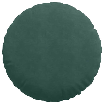Zitkussens 2 pcs Donkergroen Ø80 x 29 cm Fluweel