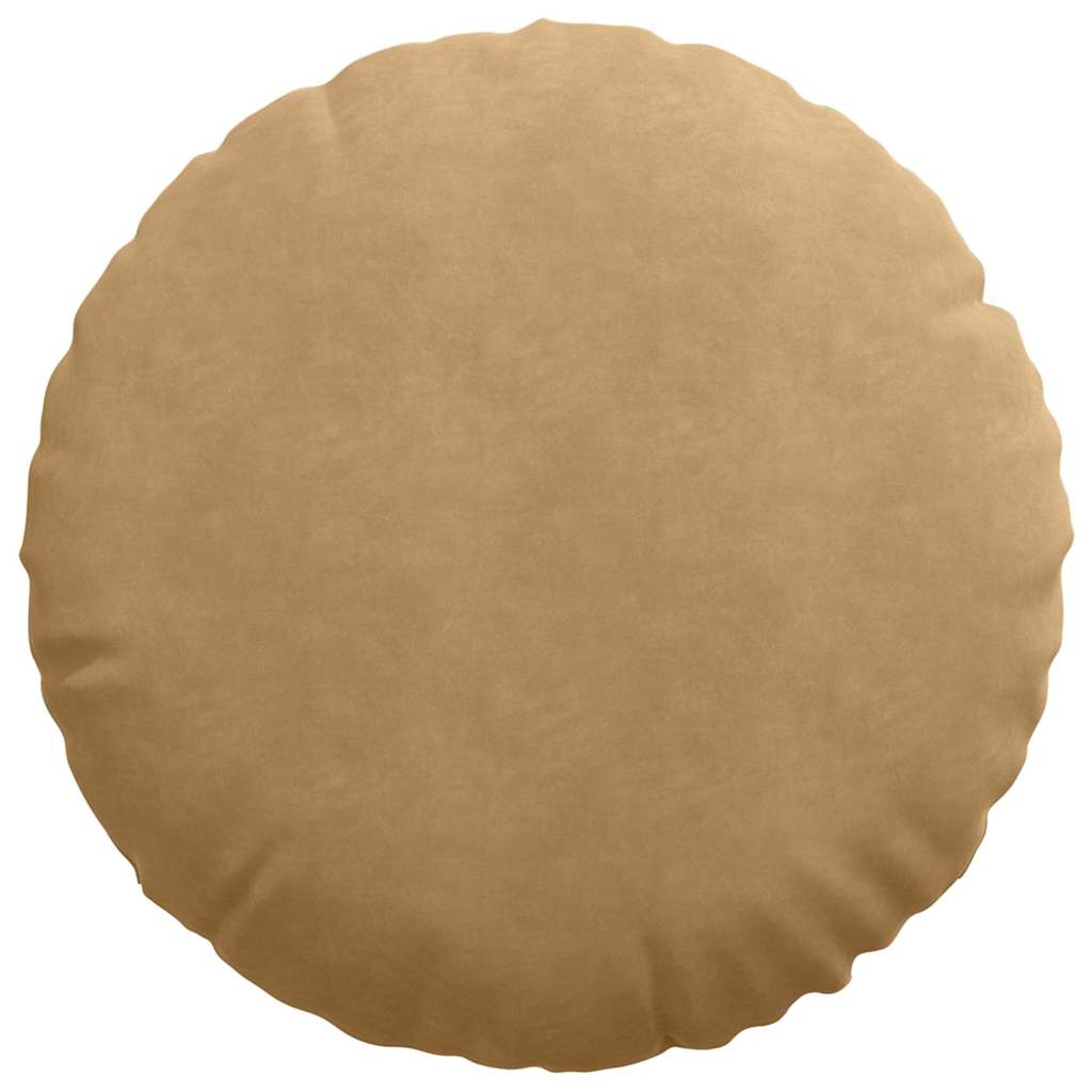 Zitkussens 2 pcs Bruin Ø80 x 29 cm Fluweel
