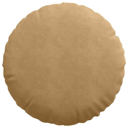 Zitkussens 2 pcs Bruin Ø80 x 29 cm Fluweel
