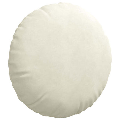 Zitkussens 2 pcs Crème Ø80 x 29 cm Fluweel