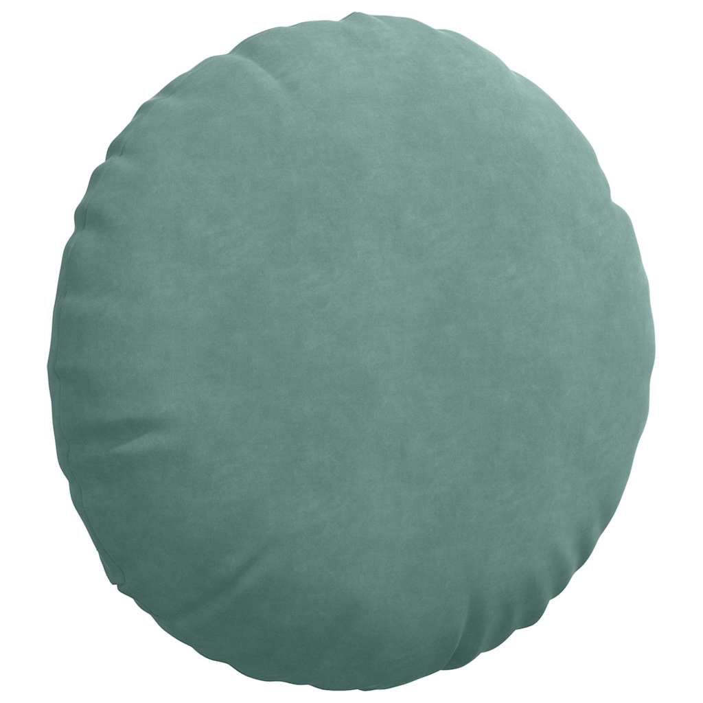 Zitkussens 2 pcs Zeegroen Ø 40 x 13 cm Fluweel