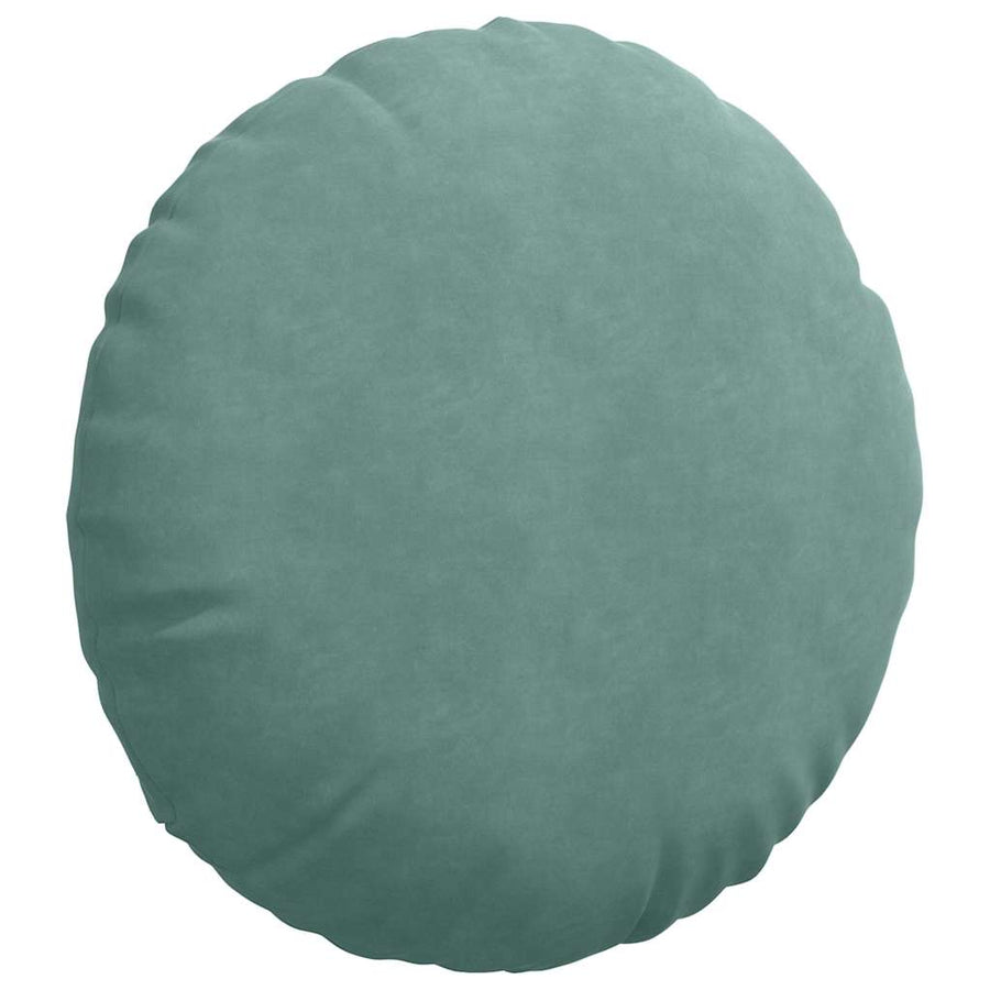 Zitkussens 2 pcs Zeegroen Ø 40 x 13 cm Fluweel