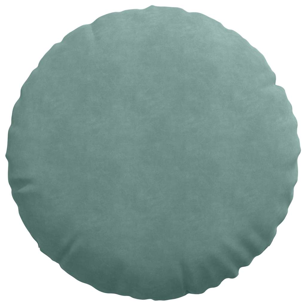 Zitkussens 2 pcs Zeegroen Ø 40 x 13 cm Fluweel