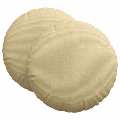Zitkussens 2 pcs Grijs groen Ø 80 cm Katoen Stof