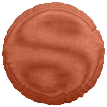 Zitkussens 2 pcs Rood-oranje Ø 80 cm Katoen Stof