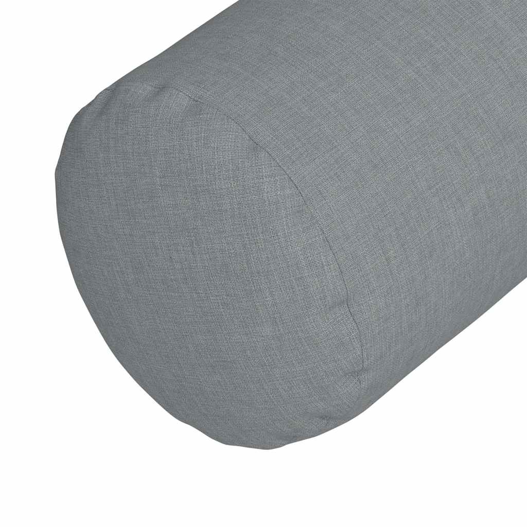 Bolster Kussens 2 pcs Lichtgrijs Ø 15 x 40 cm Stof