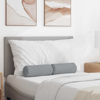 Bolster Kussens 2 pcs Lichtgrijs Ø 15 x 40 cm Stof