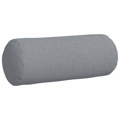 Bolster Kussens 2 pcs Lichtgrijs Ø 15 x 40 cm Stof