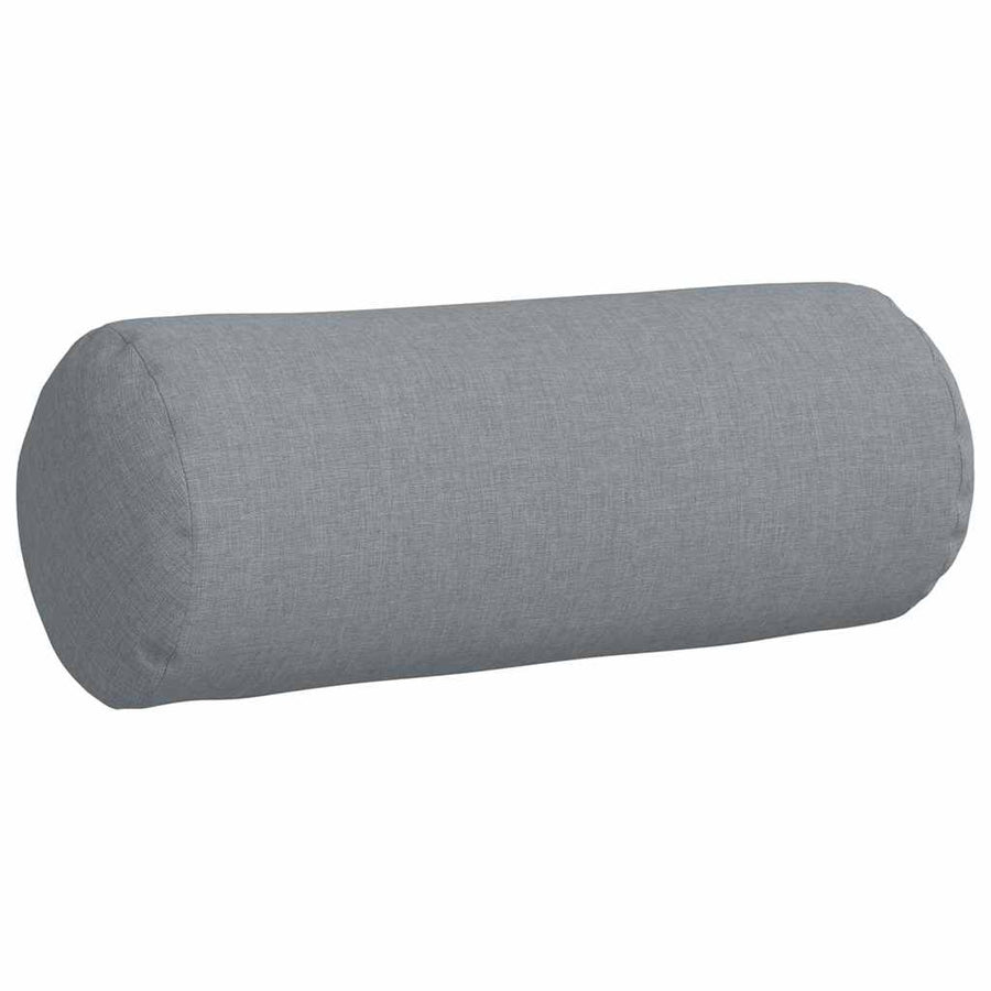 Bolster Kussens 2 pcs Lichtgrijs Ø 15 x 40 cm Stof