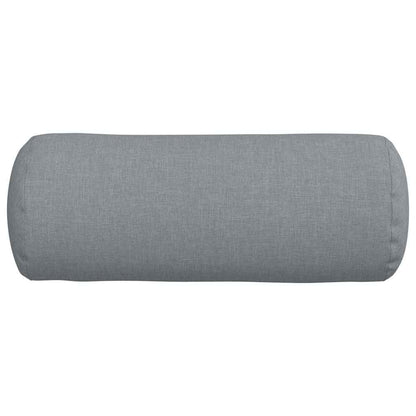 Bolster Kussens 2 pcs Lichtgrijs Ø 15 x 40 cm Stof