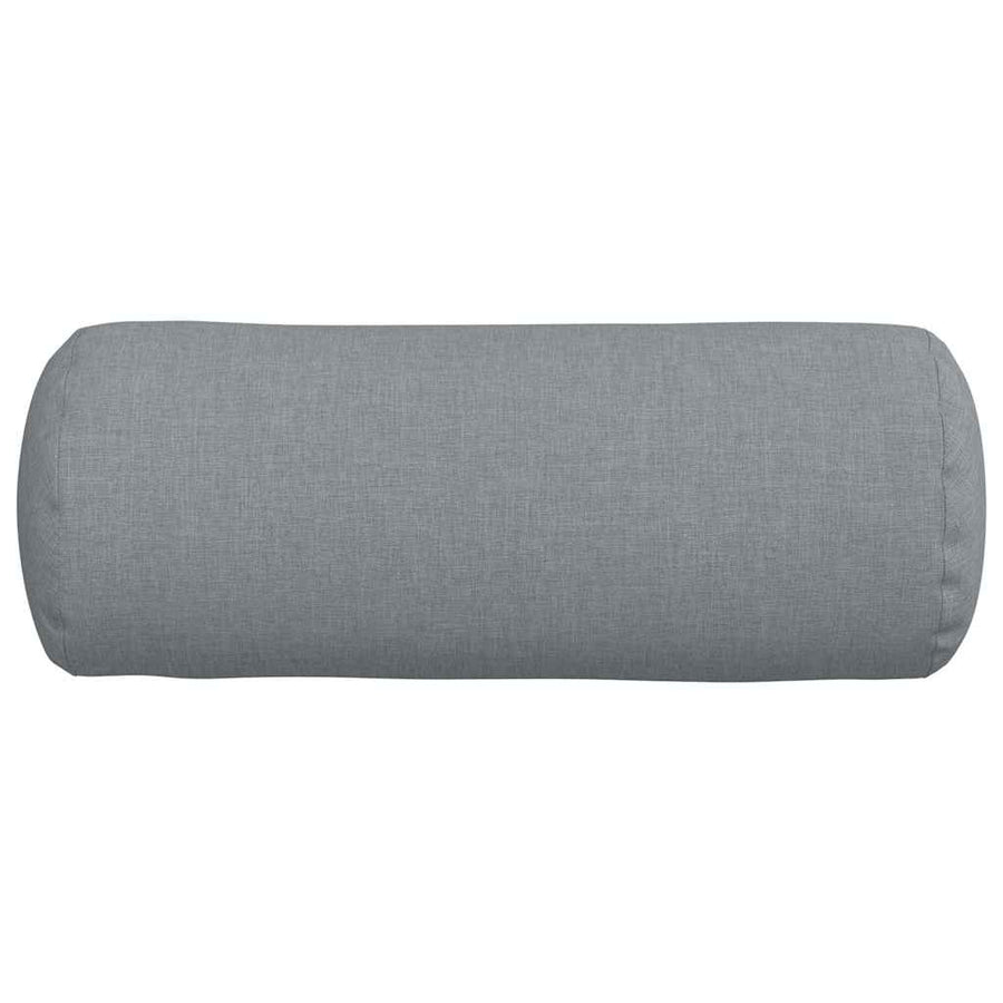 Bolster Kussens 2 pcs Lichtgrijs Ø 15 x 40 cm Stof