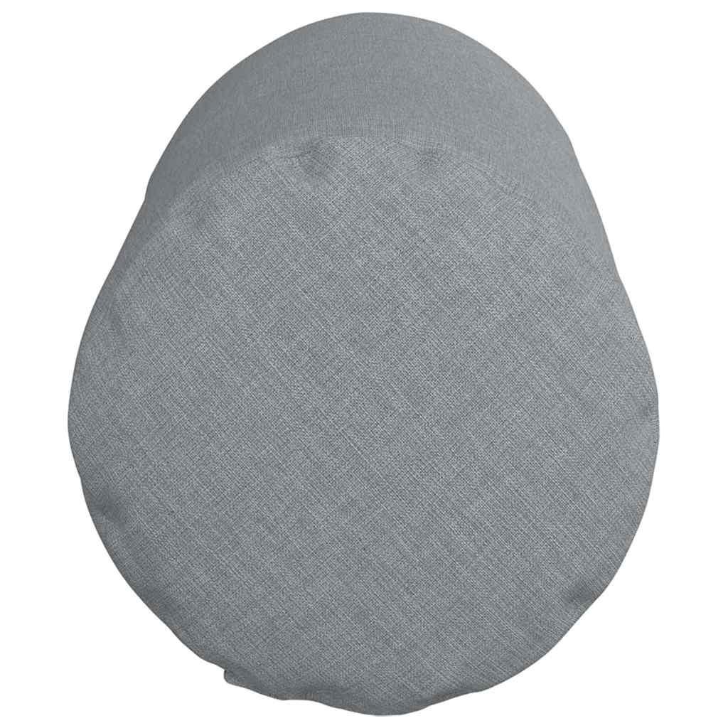 Bolster Kussens 2 pcs Lichtgrijs Ø 15 x 40 cm Stof
