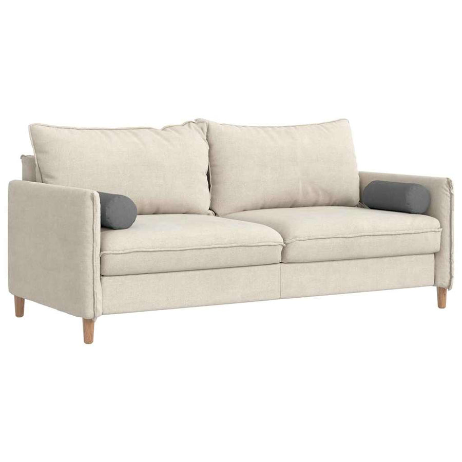 Bolster Kussens 2 pcs Donkergrijs Ø 15 x 40 cm Stof