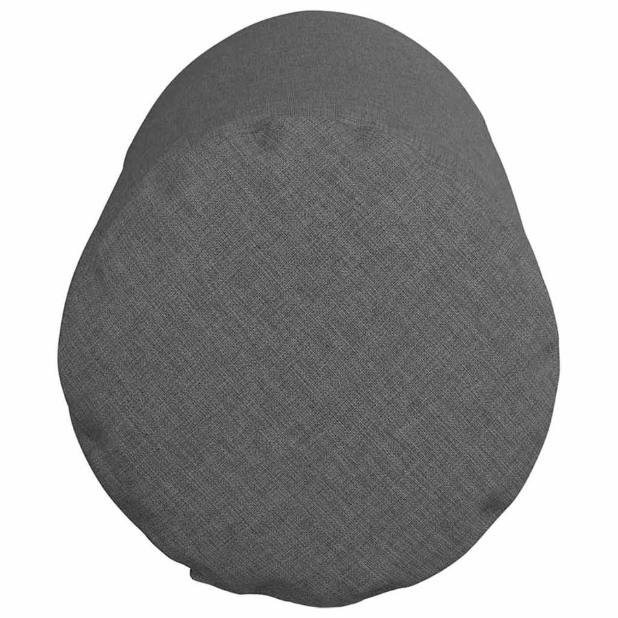 Bolster Kussens 2 pcs Donkergrijs Ø 15 x 40 cm Stof