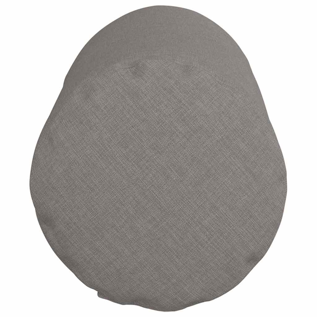 Bolster Kussens 2 pcs Taupe Ø 15 x 40 cm Stof