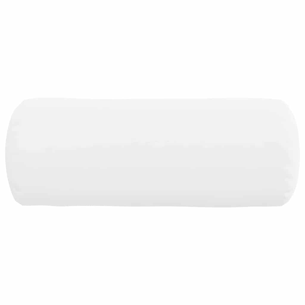 Bolster Kussens 2 pcs Wit Ø 15 x 40 cm Stof