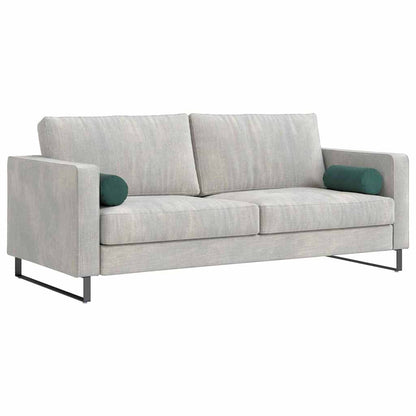 Bolster Kussens 2 pcs Donkergroen Ø 15 x 40 cm Katoen Stof