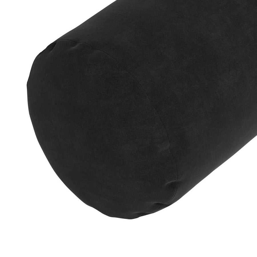 Bolster Kussens 2 pcs Zwart Ø 15 x 40 cm Katoen Stof