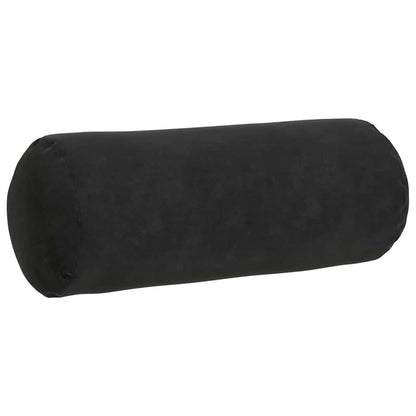 Bolster Kussens 2 pcs Zwart Ø 15 x 40 cm Katoen Stof
