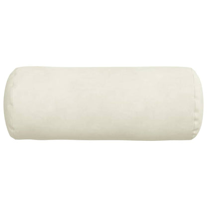Bolster Kussens 2 pcs Crème Ø 15 x 40 cm Katoen Stof