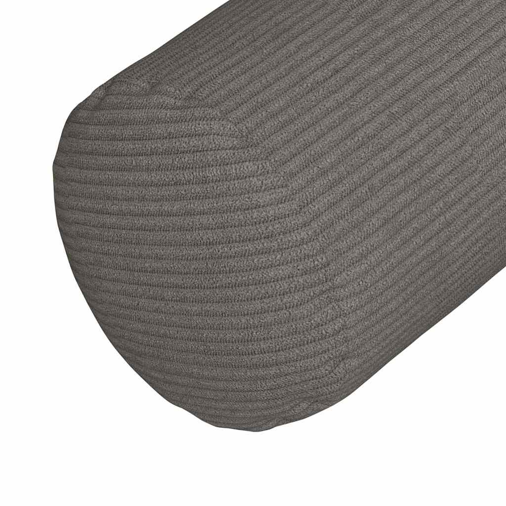 Bolster Kussens 2 pcs Lichtgrijs Ø 15 x 40 cm Katoen Stof