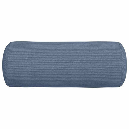Bolster Kussens 2 pcs Blauw Ø 15 x 40 cm Katoen Stof