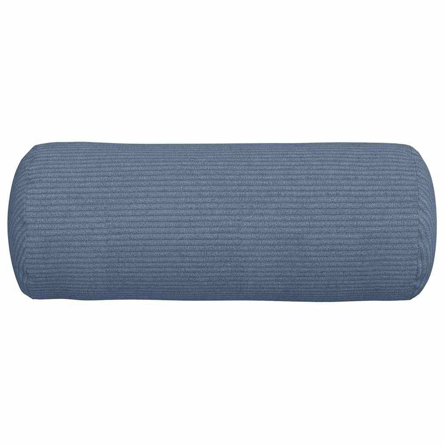 Bolster Kussens 2 pcs Blauw Ø 15 x 40 cm Katoen Stof