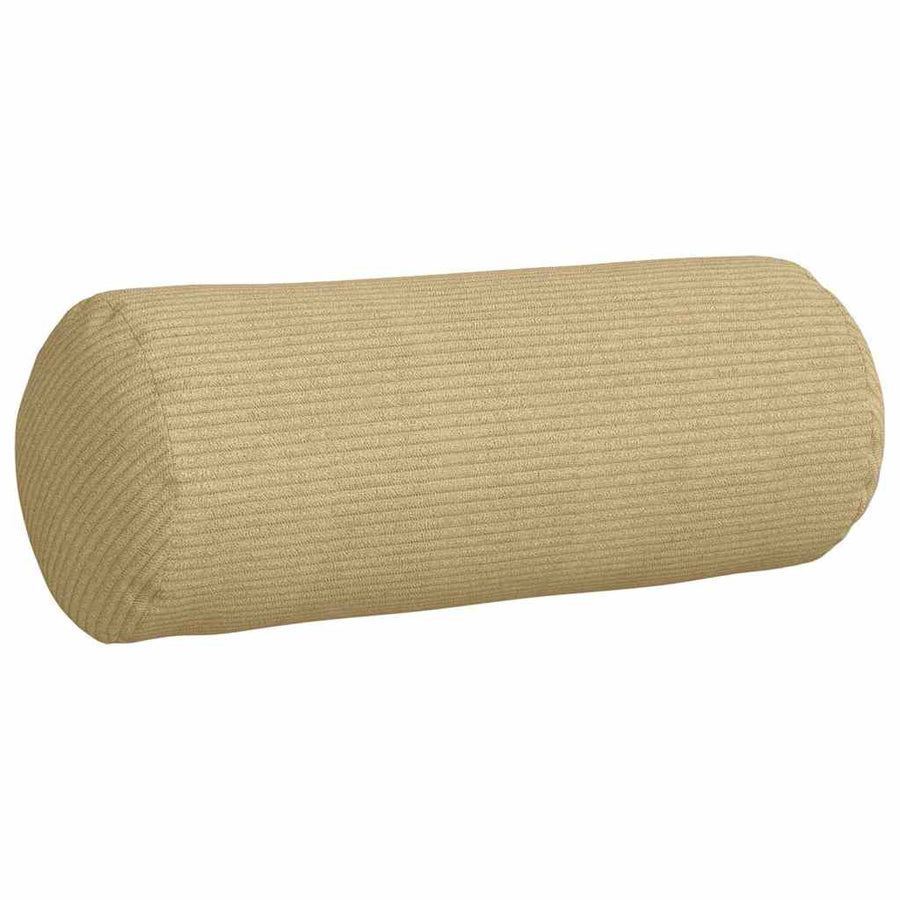 Bolster Kussens 2 pcs Grijs groen Ø 15 x 40 cm Katoen Stof