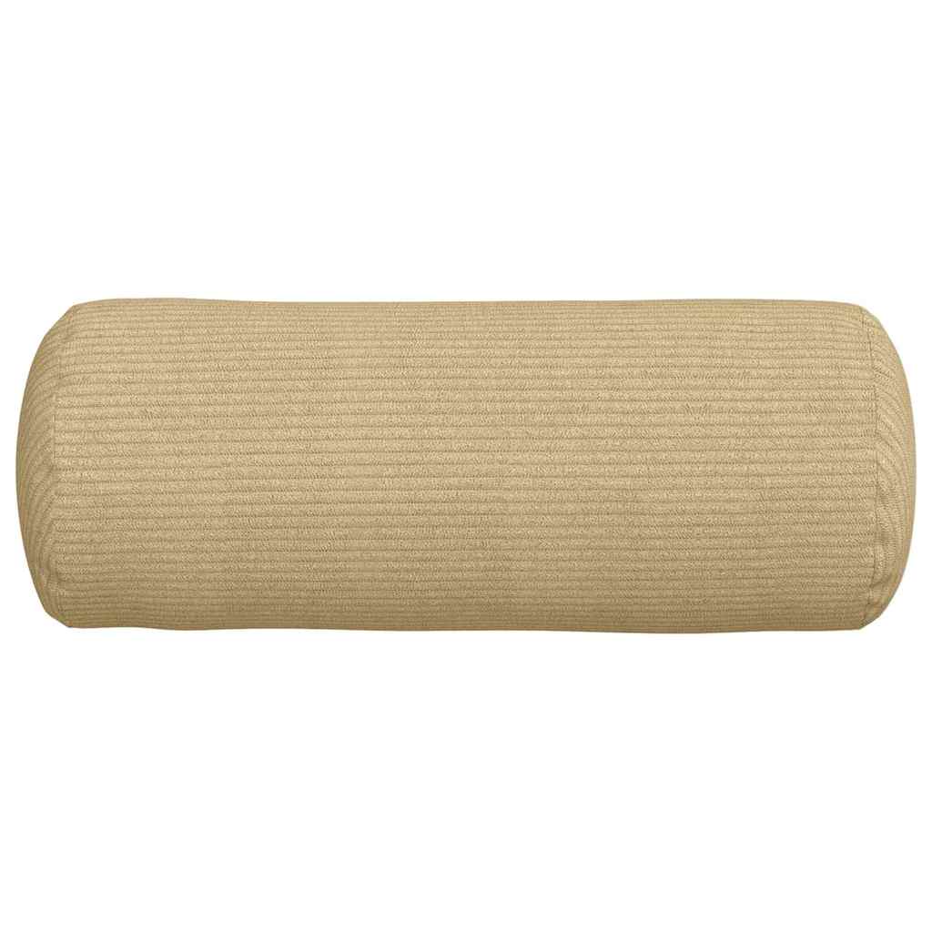 Bolster Kussens 2 pcs Grijs groen Ø 15 x 40 cm Katoen Stof