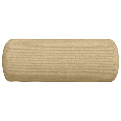 Bolster Kussens 2 pcs Grijs groen Ø 15 x 40 cm Katoen Stof