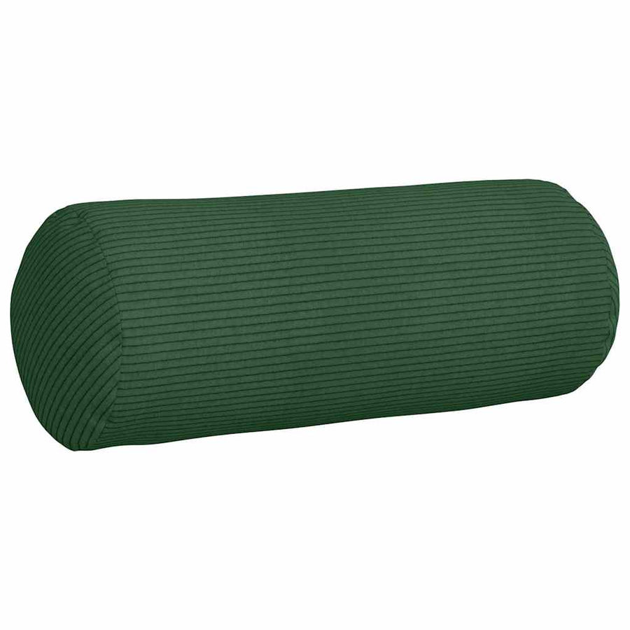 Bolster Kussens 2 pcs Donkergroen Ø 15 x 40 cm Katoen Stof
