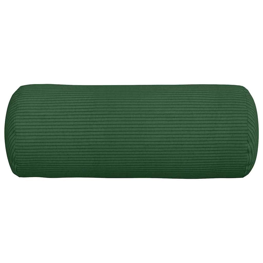 Bolster Kussens 2 pcs Donkergroen Ø 15 x 40 cm Katoen Stof