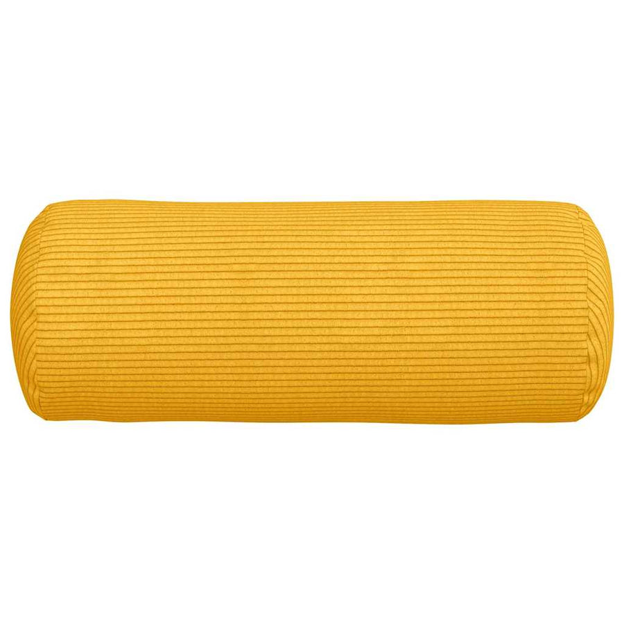 Bolster Kussens 2 pcs Lichtgeel Ø 15 x 40 cm Katoen Stof