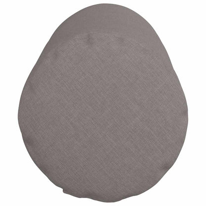 Bolster Kussens 2 pcs Taupe Ø 25 x 70 cm Stof