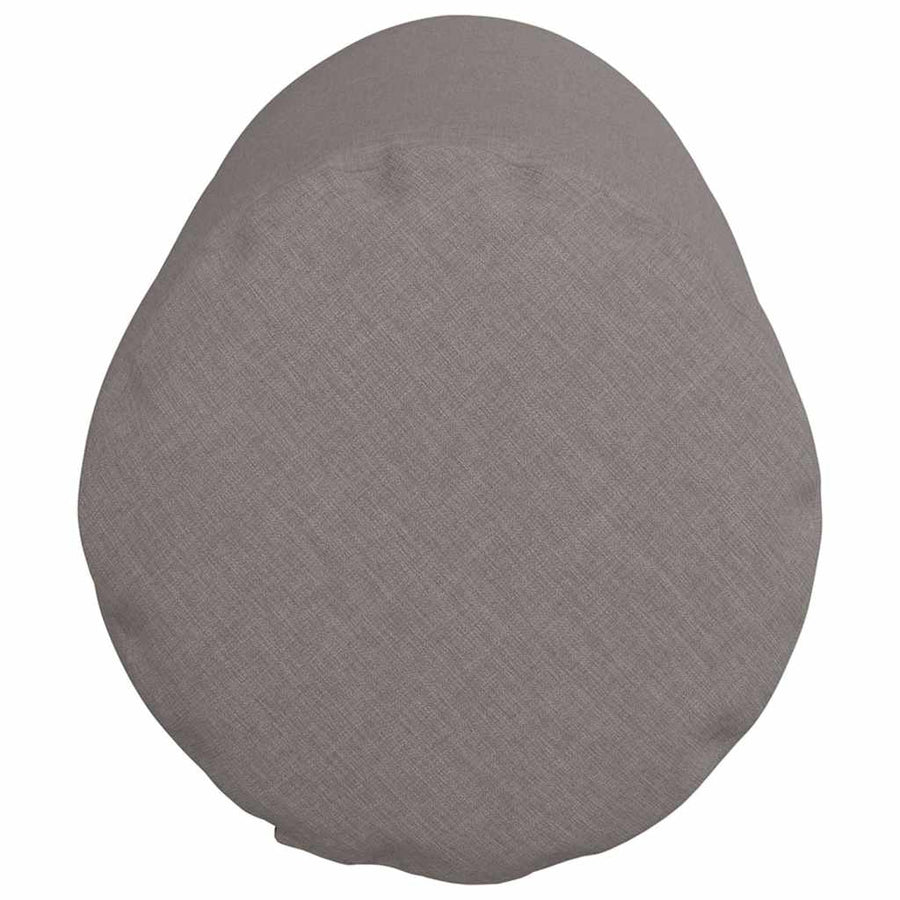 Bolster Kussens 2 pcs Taupe Ø 25 x 70 cm Stof