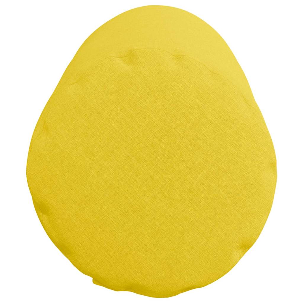 Bolster Kussens 2 pcs Lichtgeel Ø 25 x 70 cm Stof
